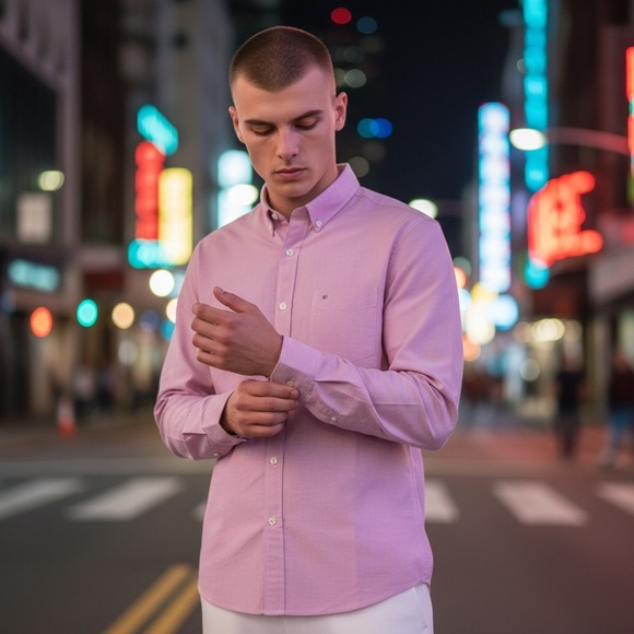 UNTUCKit Other - NWT Untuckit Men's Wrinkle Free Cadetto Slim in Rosewine Microgingham